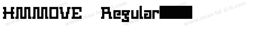 HMMOVE Regular字体转换